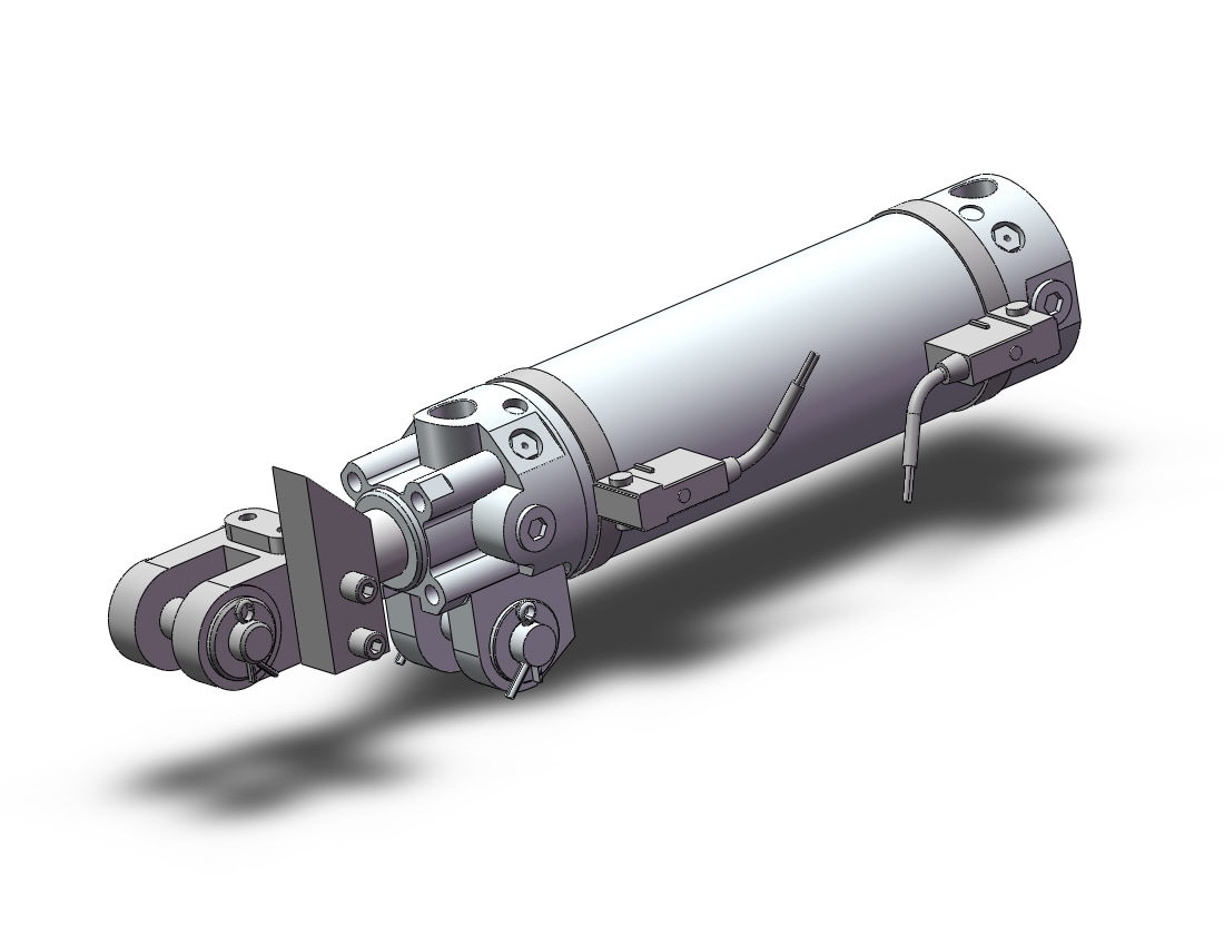 SMC CKG1A50-125YADZ-P4DWL 50mm ck clamp cylinder, CK CLAMP CYLINDER