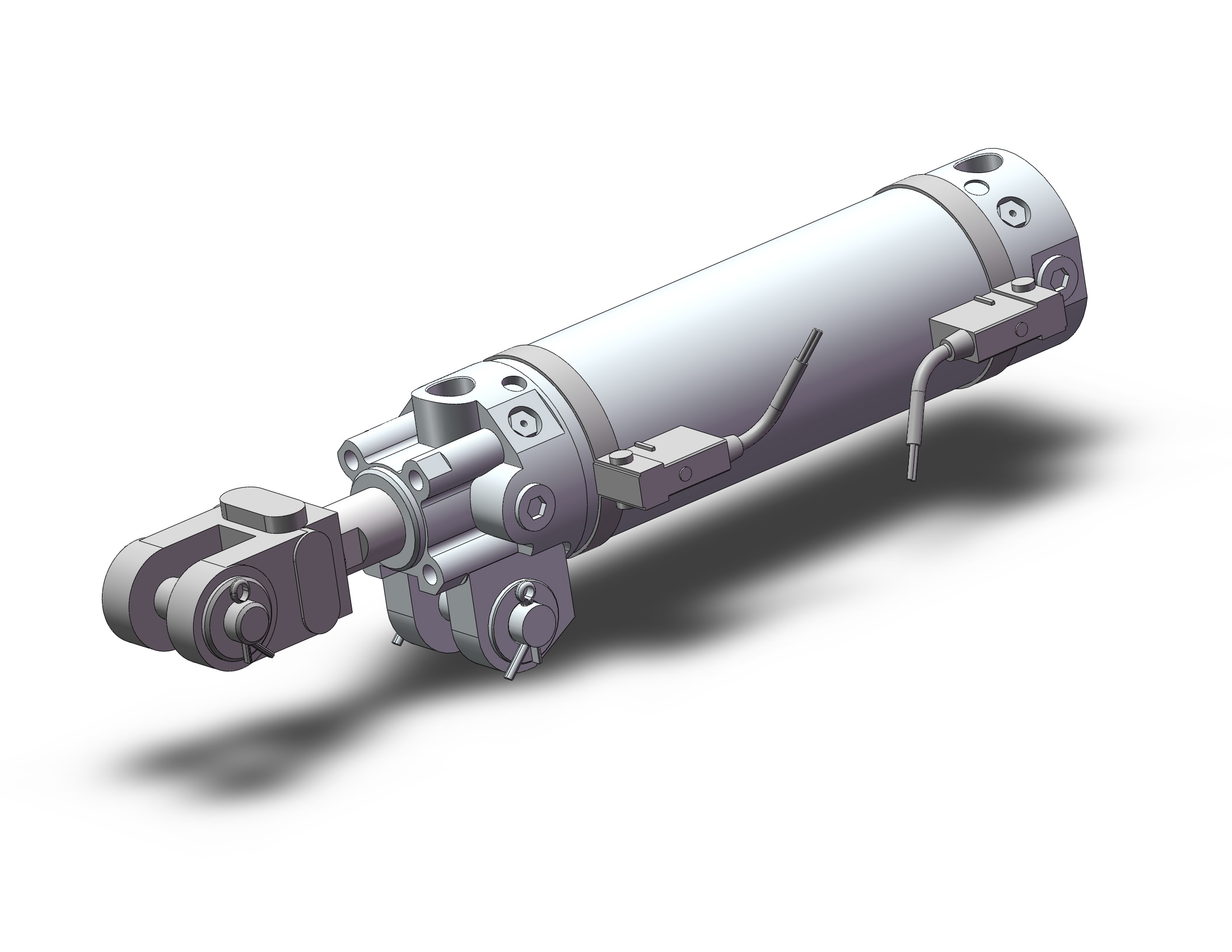 SMC CKG1A50-125YZ-P4DWL 50mm ck clamp cylinder, CK CLAMP CYLINDER