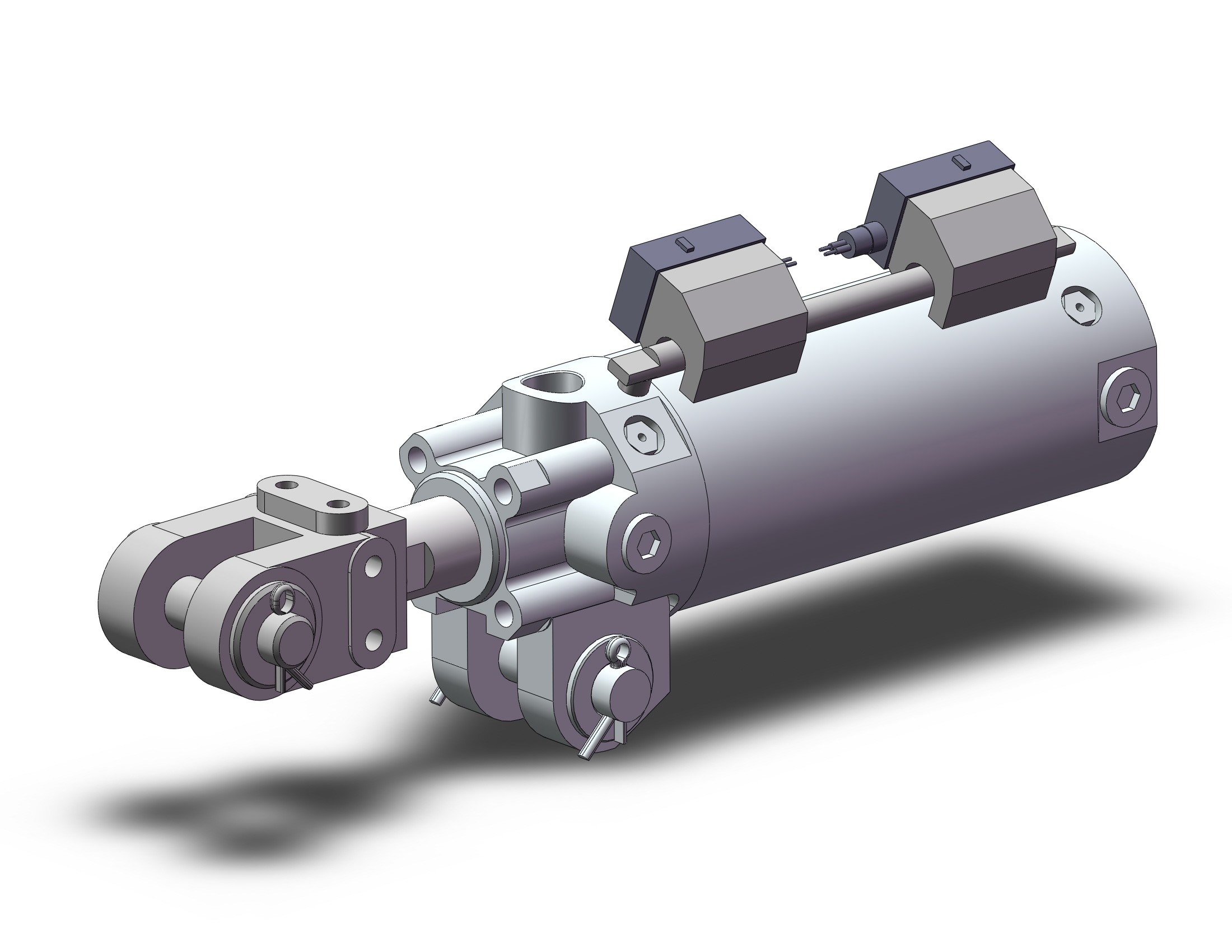 SMC CKG1A50-75YAZ-P3DWASC clamp cylinder, CLAMP CYLINDER