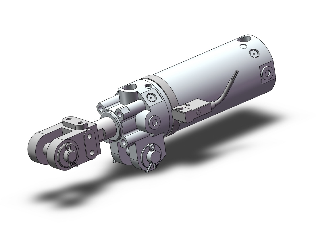 SMC CKG1A50-75YAZ-P4DWSCS clamp cylinder, CK CLAMP CYLINDER