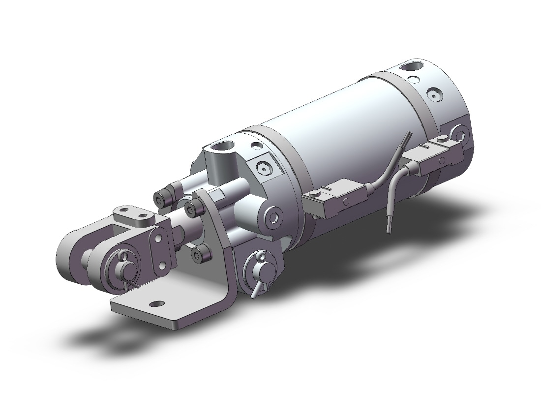 SMC CKG1A63-75YALZ-P4DWSC clamp cylinder, CK CLAMP CYLINDER