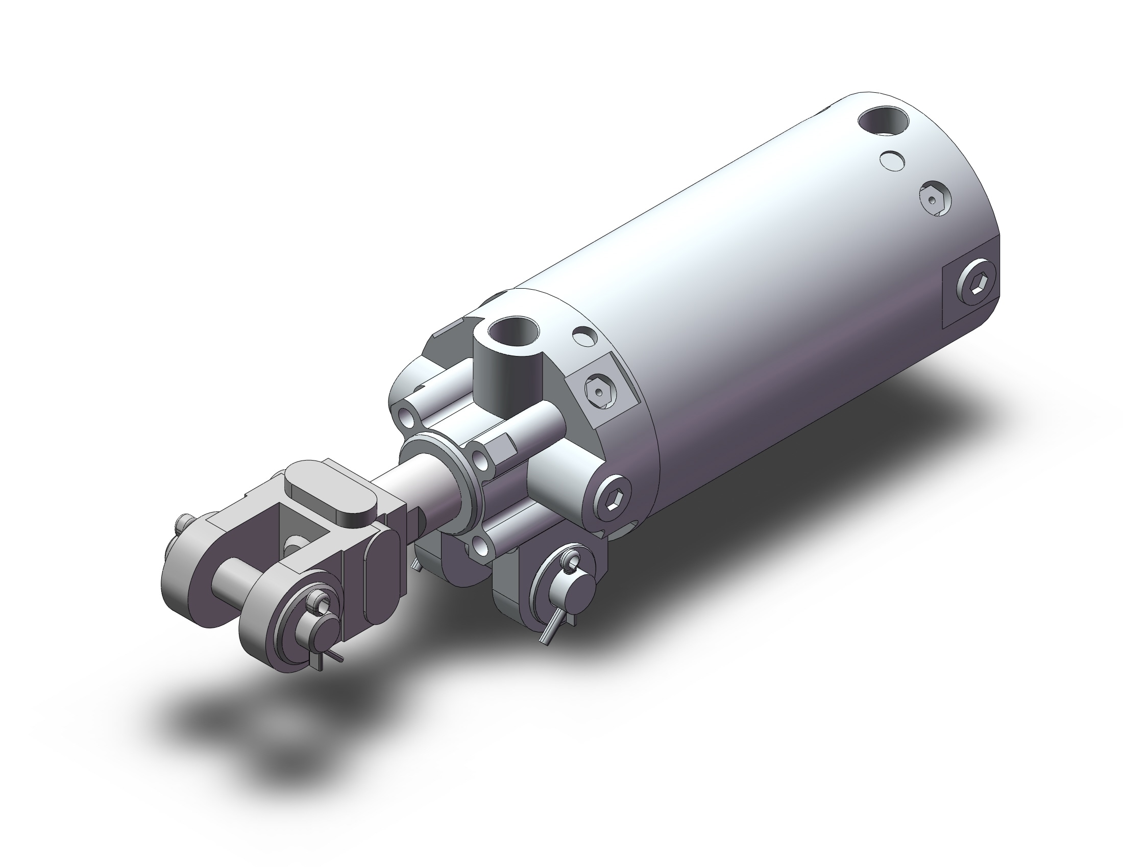 SMC CKG1B63-75YZ clamp cylinder, CK CLAMP CYLINDER