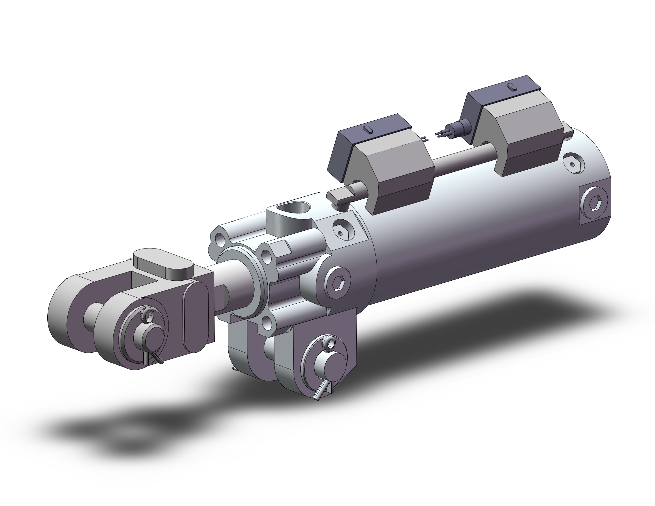 SMC CKP1A40-75YZ-P79WSE 40mm ck clamp cylinder, CK CLAMP CYLINDER