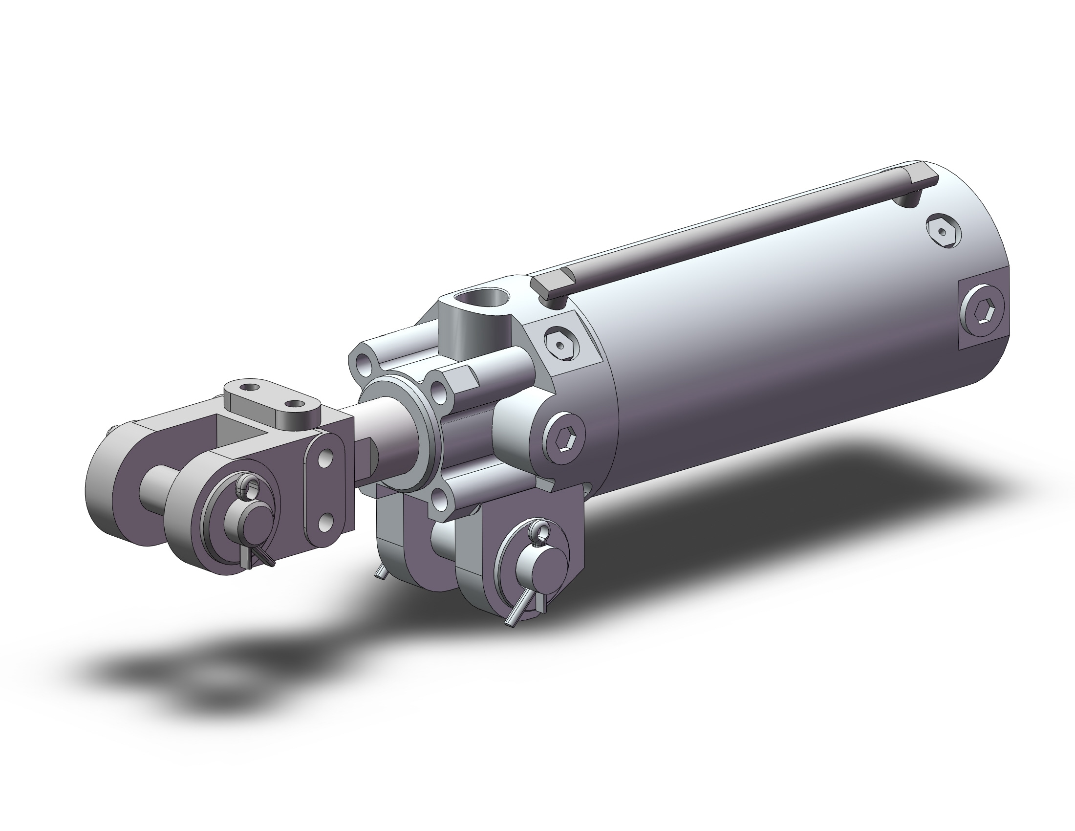 SMC CKP1B50-75YAZ-P 50mm ck clamp cylinder, CK CLAMP CYLINDER