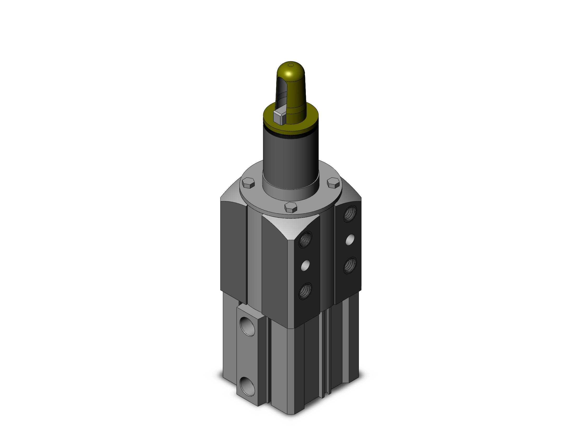 SMC CKQPDA50TN-198RAHS clkq dbl act, CKQ/CLKQ PIN CLAMP CYLINDER