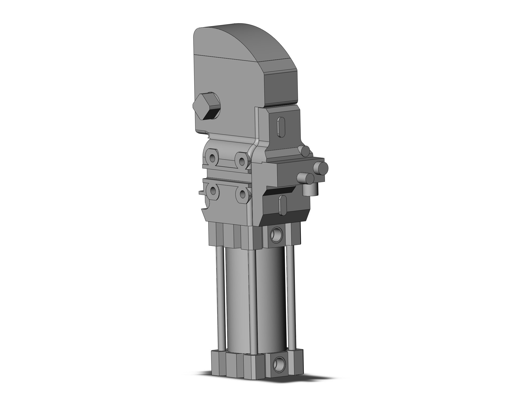 SMC CKZT40TN-45P cyl, clamp, CKZN SLIM LINE CLAMP CYLINDER