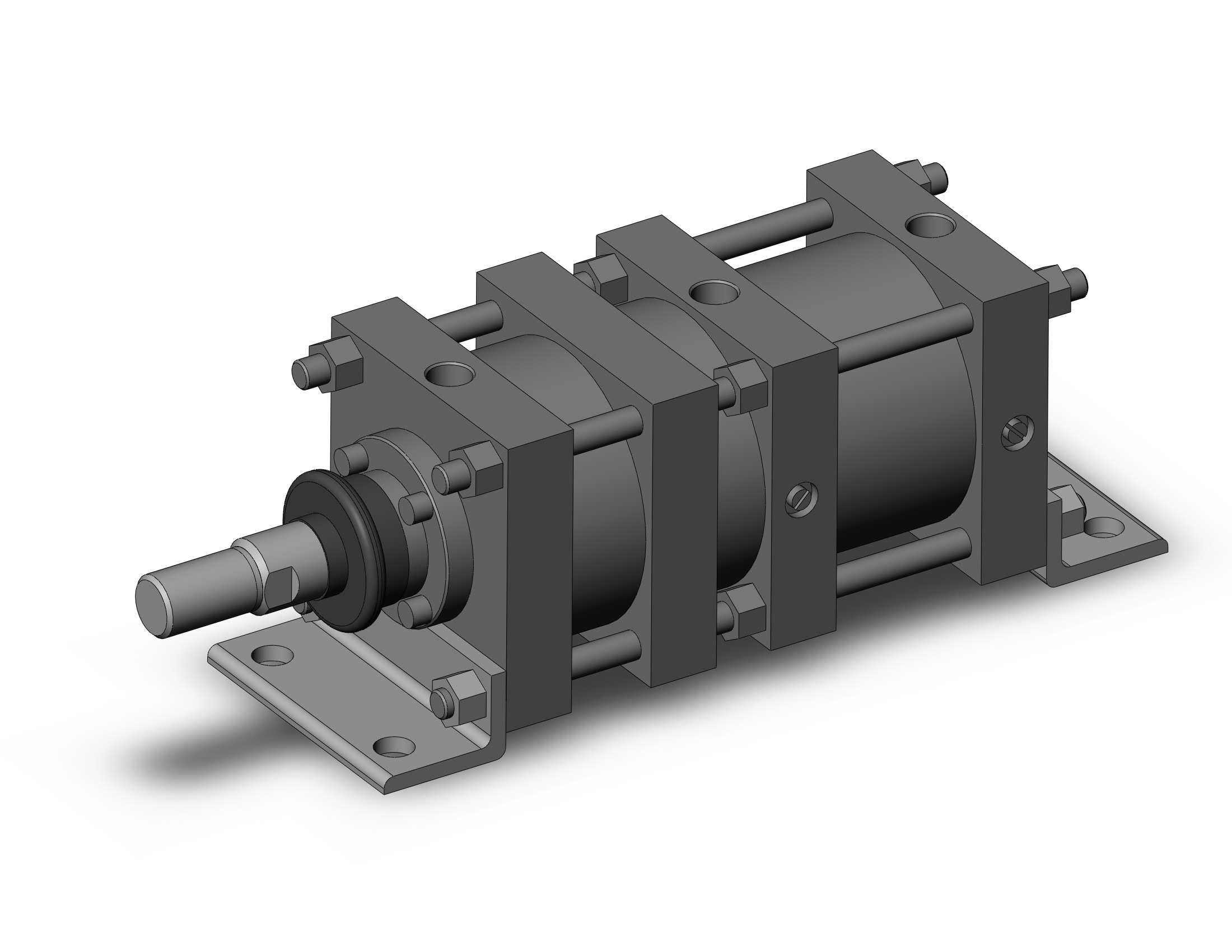 SMC CL1L125-50F-J cyl, locking, CL1 TIE-ROD CYLINDER