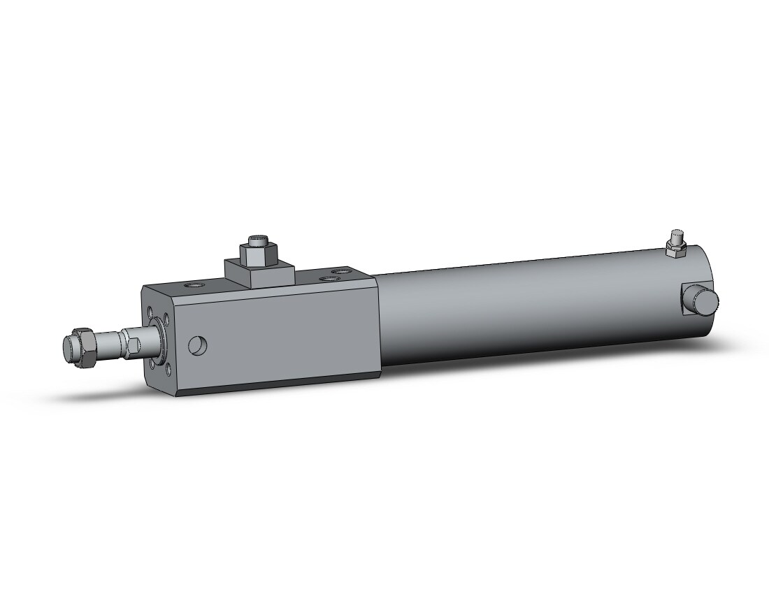 SMC CLG1TA40TN-125-P cyl, fine lock, CLG1 FINE LOCK CYL W/GUIDE