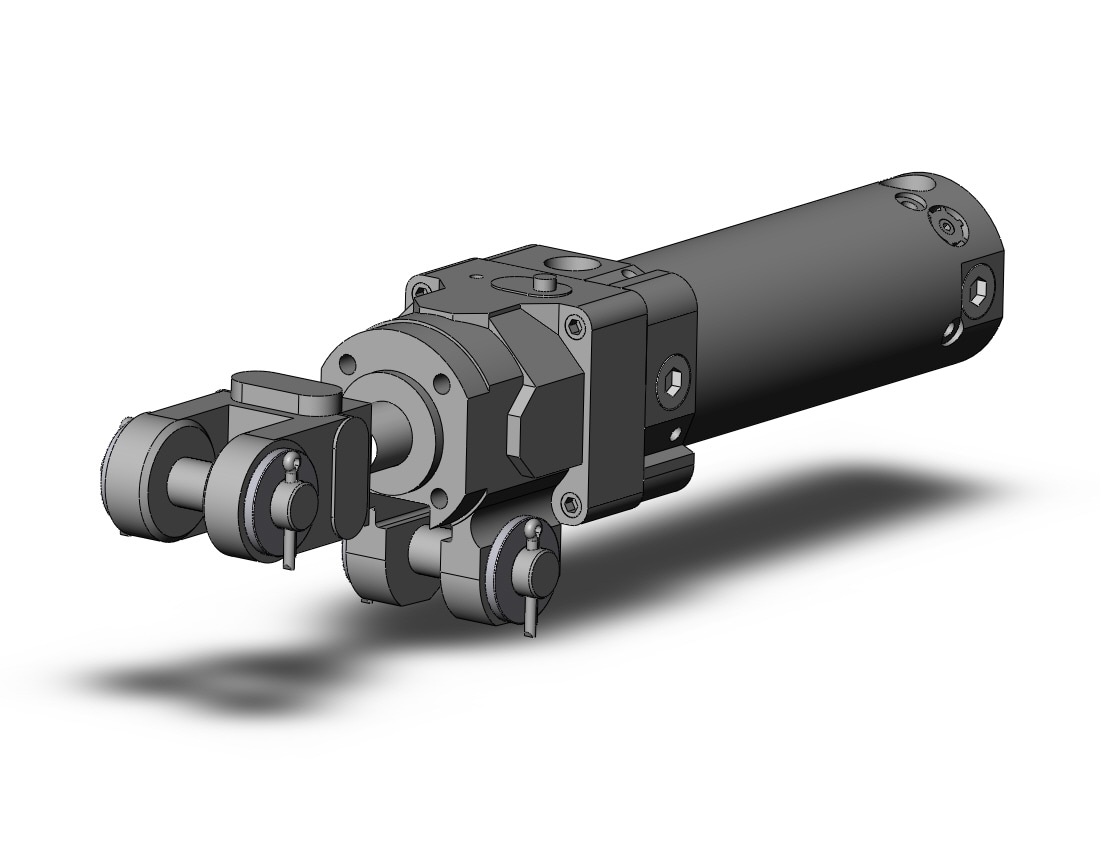 SMC CLK2GA40-75Y-B-B54L cyl, clamp w/lock, auto-sw, CLAMP CYLINDER W/LOCK CLKQ, CLK2