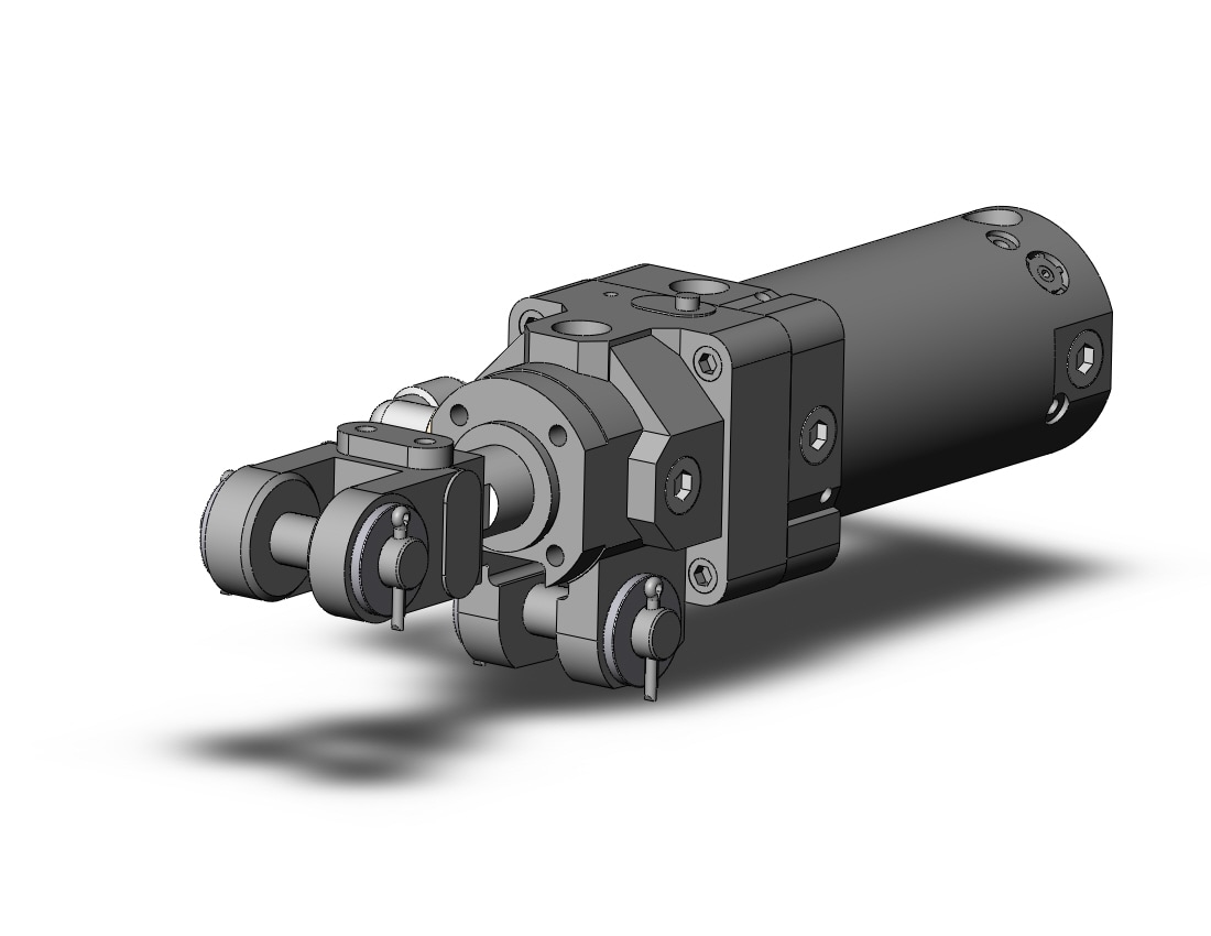 SMC CLK2GA50-50YA-F cyl, clamp w/lock, auto-sw, CLK CLAMP CYLINDER W/LOCK