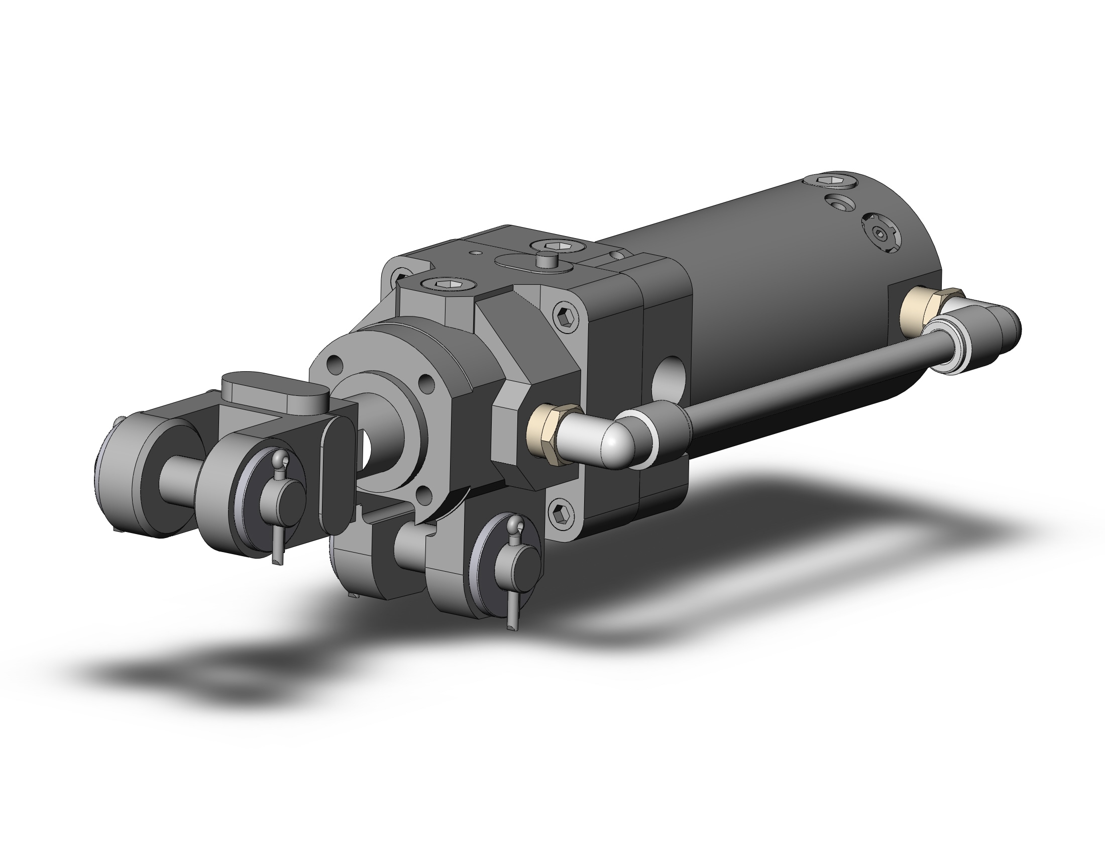 SMC CLK2GA50TN-50Y-F2 cyl, clamp w/lck, CLAMP CYLINDER W/LOCK CLKQ, CLK2