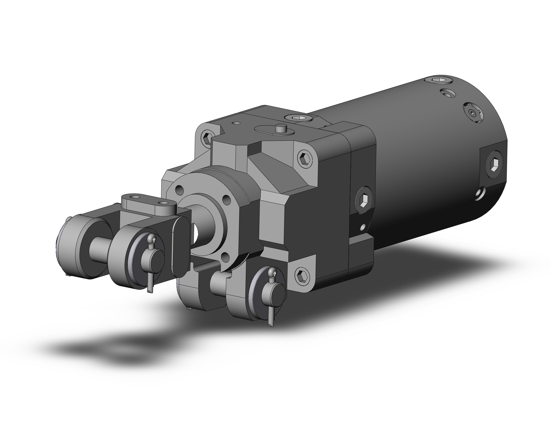 SMC CLK2GA63TN-50YA-B2 cyl, clamp w/lock, auto-sw, CLK CLAMP CYLINDER W/LOCK