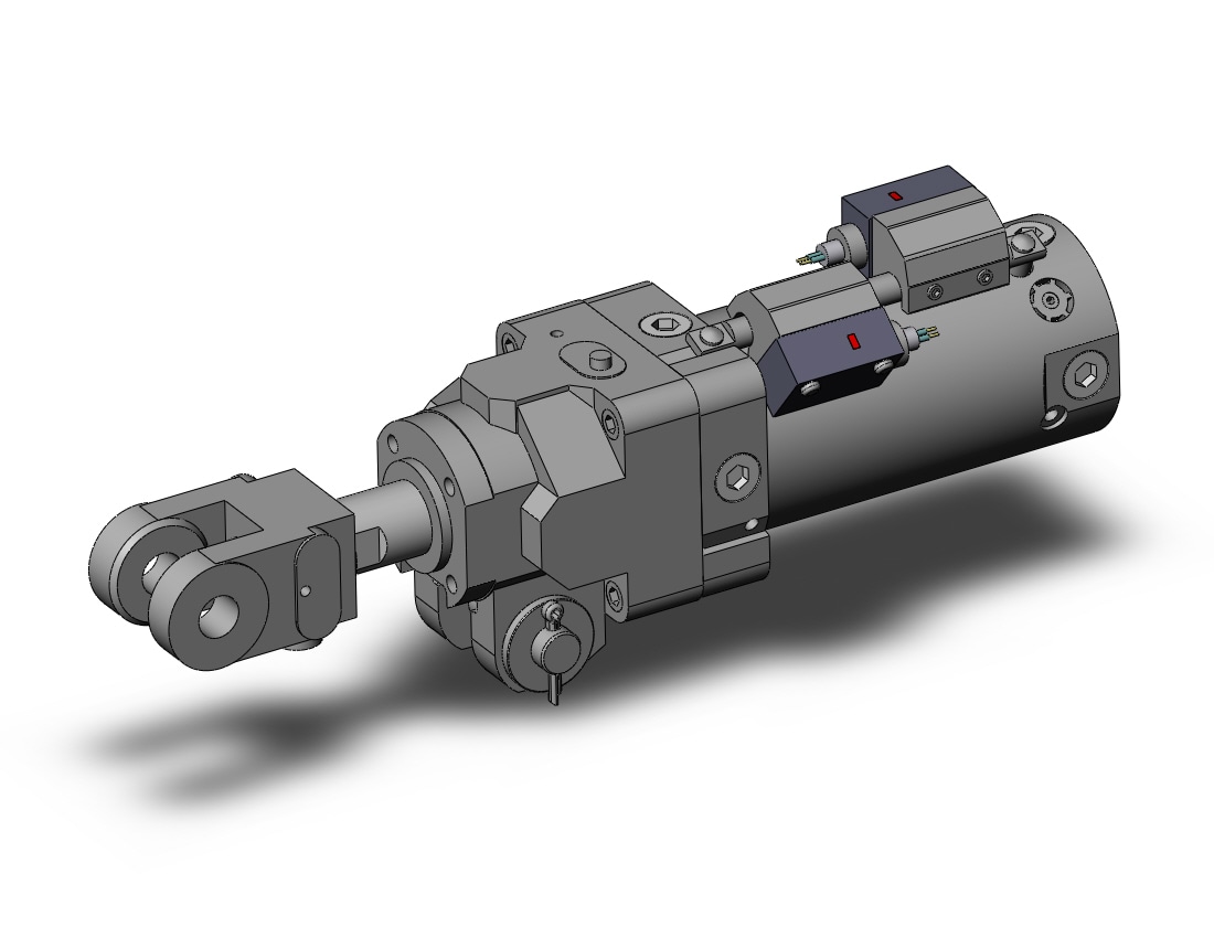 SMC CLK2PA50TF-50Y-B2R-P74SE cyl, clamp w/lck, CLAMP CYLINDER W/LOCK CLKQ, CLK2 (sold in packages of 100; price is per piece)