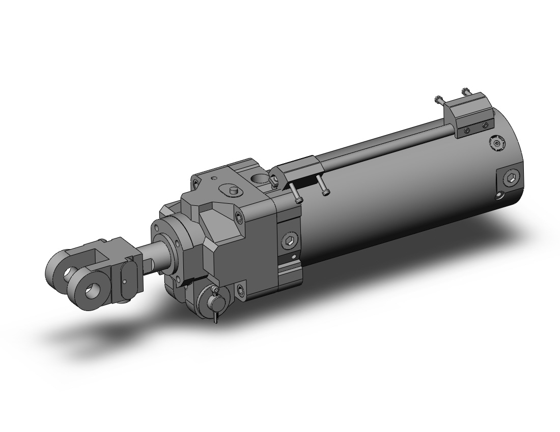 SMC CLK2PA63TF-125Y-B-P79WSE cyl, clamp w/lck, CLAMP CYLINDER W/LOCK CLKQ, CLK2