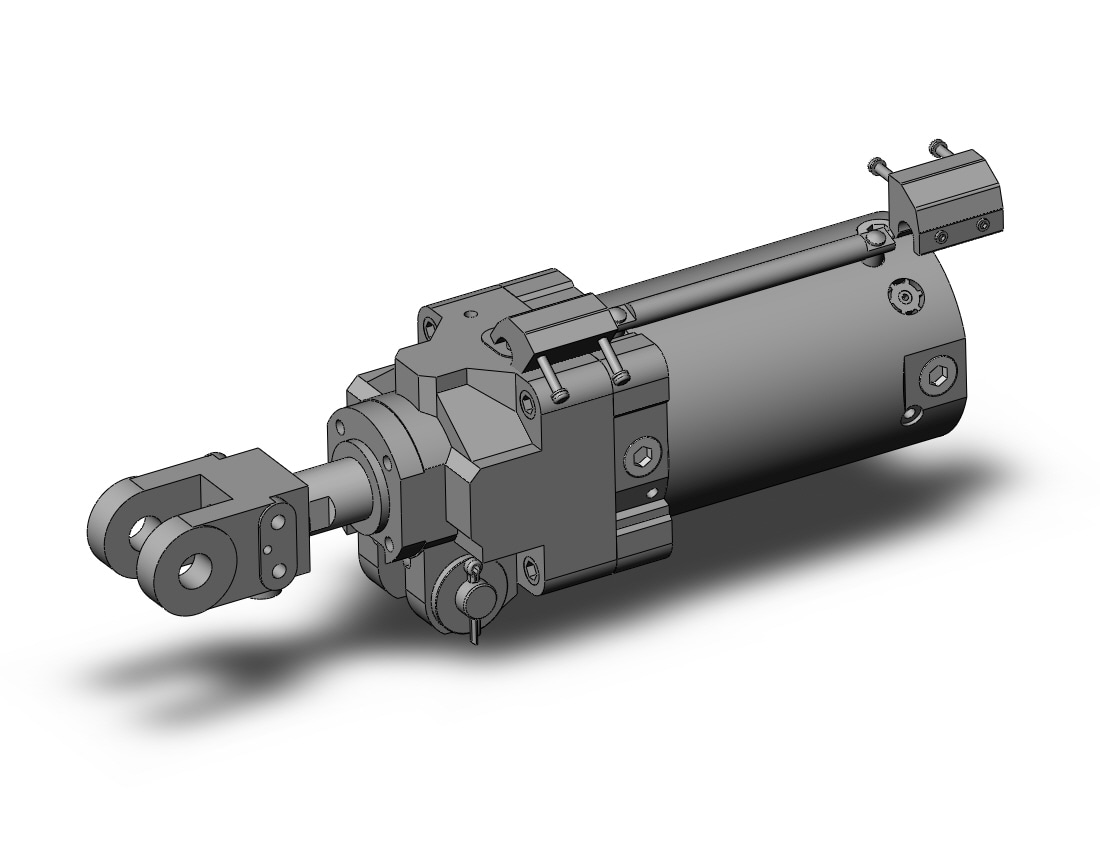 SMC CLK2PA63TF-50YA-B2L-P79WSE cyl, clamp w/lck, CLAMP CYLINDER W/LOCK CLKQ, CLK2