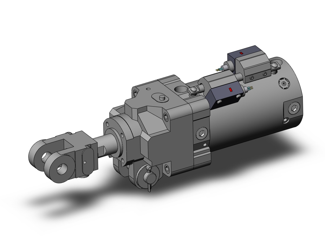 SMC CLK2PB63TF-50Y-B-P74SE cyl, clamp w/lck,mag resist sw, CLAMP CYLINDER W/LOCK CLKQ, CLK2 (sold in packages of 100; price is per piece)