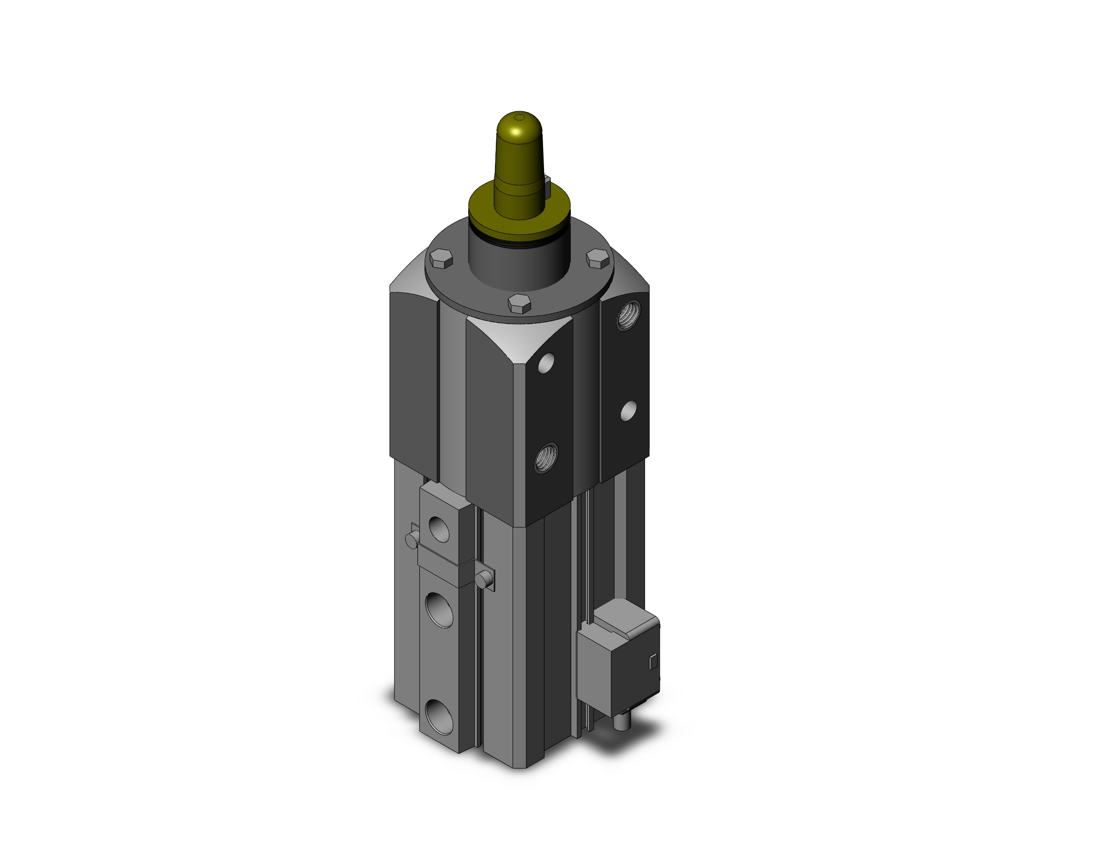 SMC CLKQPUA50-175RCLS-P79WSE clkq dbl act, CKQ/CLKQ PIN CLAMP CYLINDER