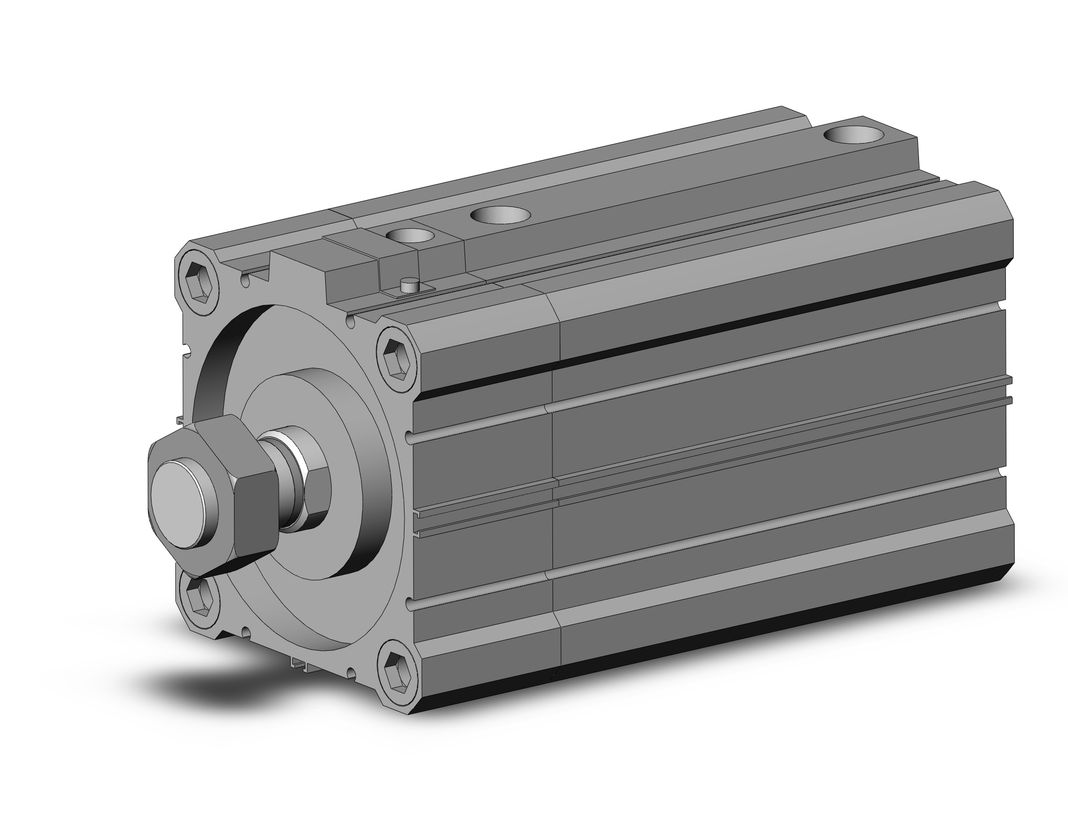 SMC CLQA100TN-100DM-B cyl, compact w/lock, CLQ COMPACT LOCK CYLINDER