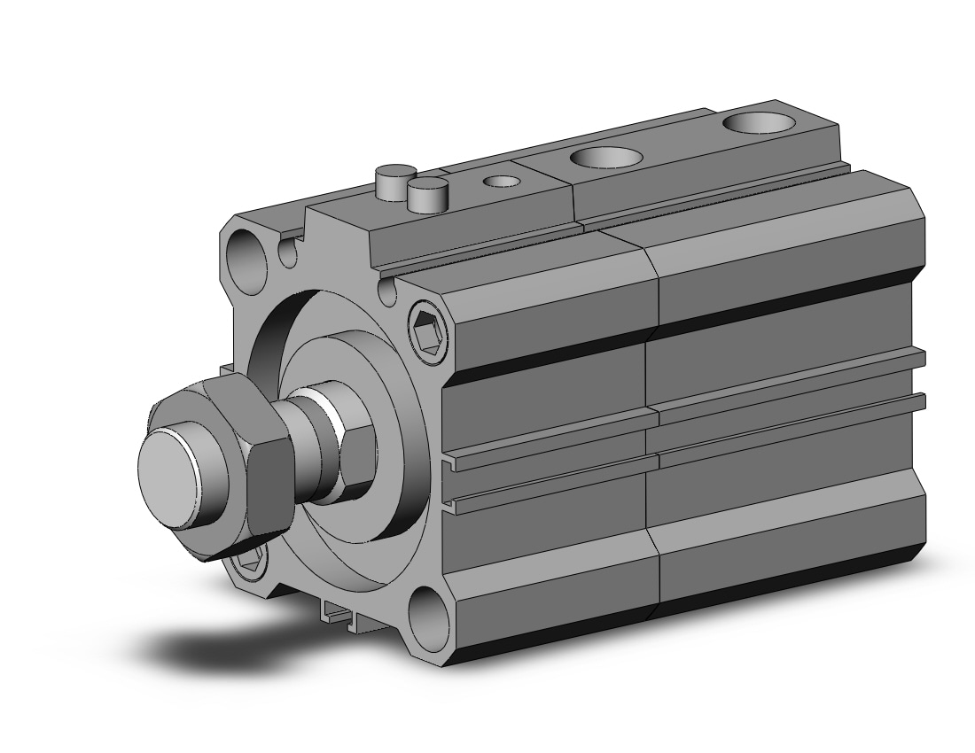 SMC CLQA40TF-15DM-B cyl, compact w/lock, CLQ COMPACT LOCK CYLINDER