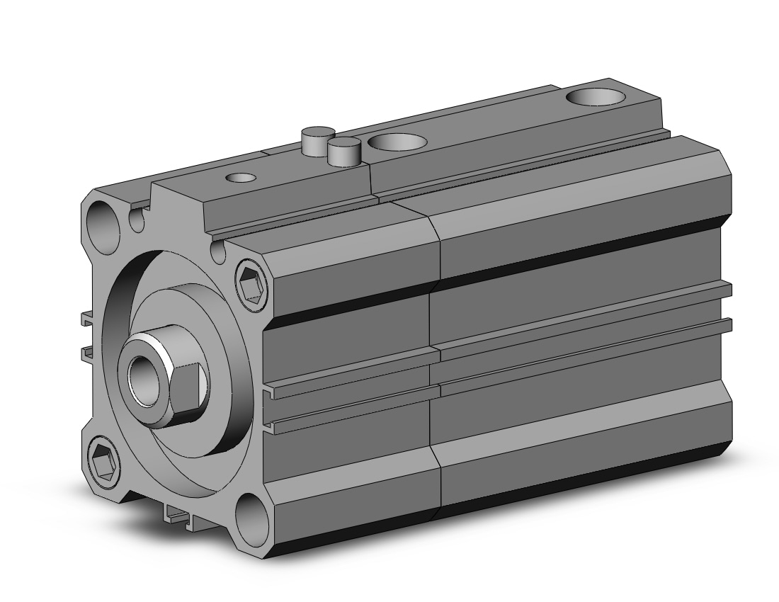 SMC CLQA40TF-30D-F cyl, compact with lock, COMPACT CYLINDER W/LOCK