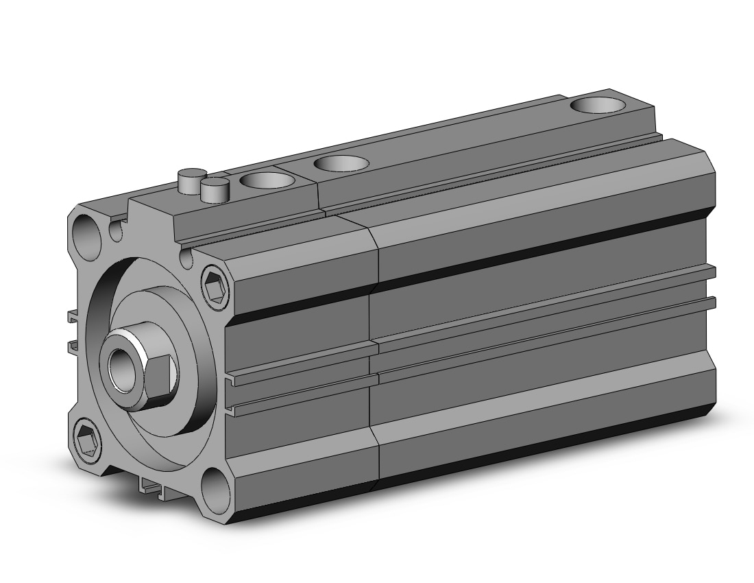 SMC CLQA40TN-50D-B cyl, compact w/lock, CLQ COMPACT LOCK CYLINDER