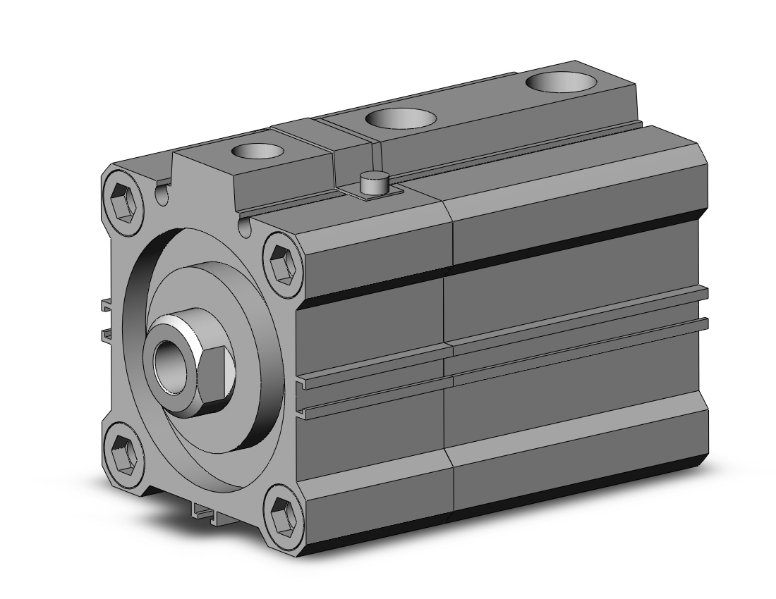 SMC CLQA50-30D-F cyl, compact w/lock, CLQ COMPACT LOCK CYLINDER