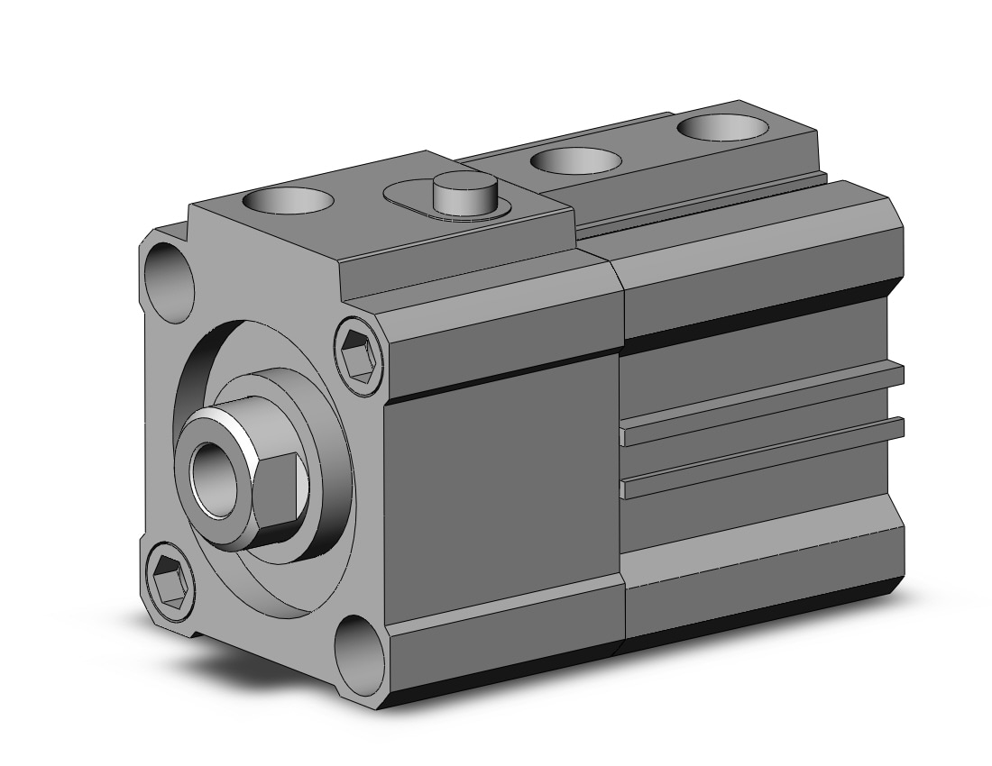 SMC CLQB32-15D-F cyl, compact w/lock, CLQ COMPACT LOCK CYLINDER