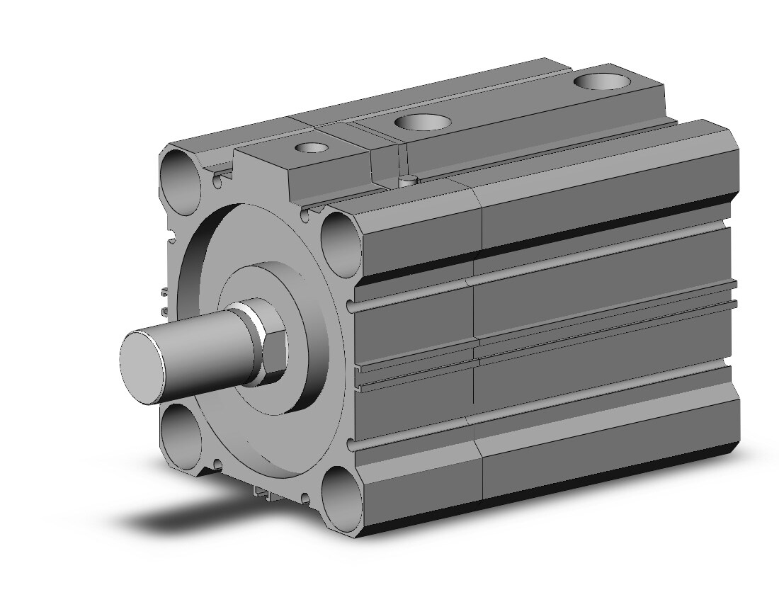 SMC CLQB80TF-50DCM-F cyl, compact with lock, COMPACT CYLINDER W/LOCK