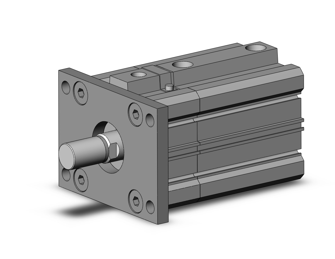 SMC CLQF63TN-50DCM-F cyl, compact with lock, COMPACT CYLINDER W/LOCK