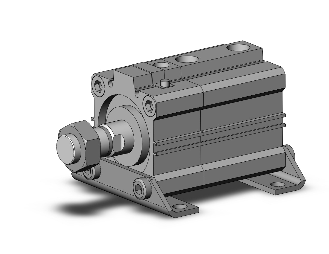 SMC CLQL50TN-30DM-B cyl, compact with lock, COMPACT CYLINDER W/LOCK