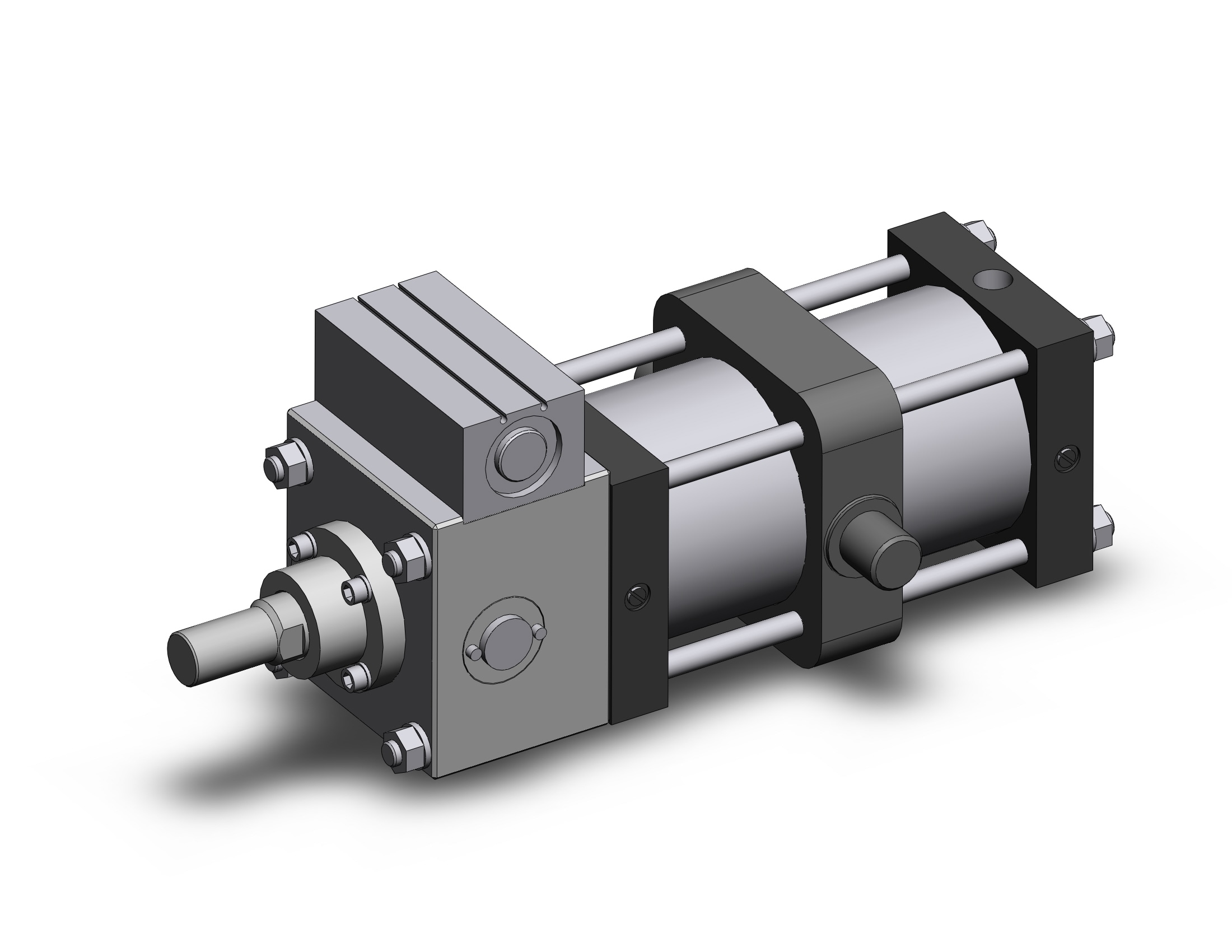 SMC CLST125TF-200 cyl, locking, large bore, CLS1 ONE WAY LOCK-UP CYLINDER