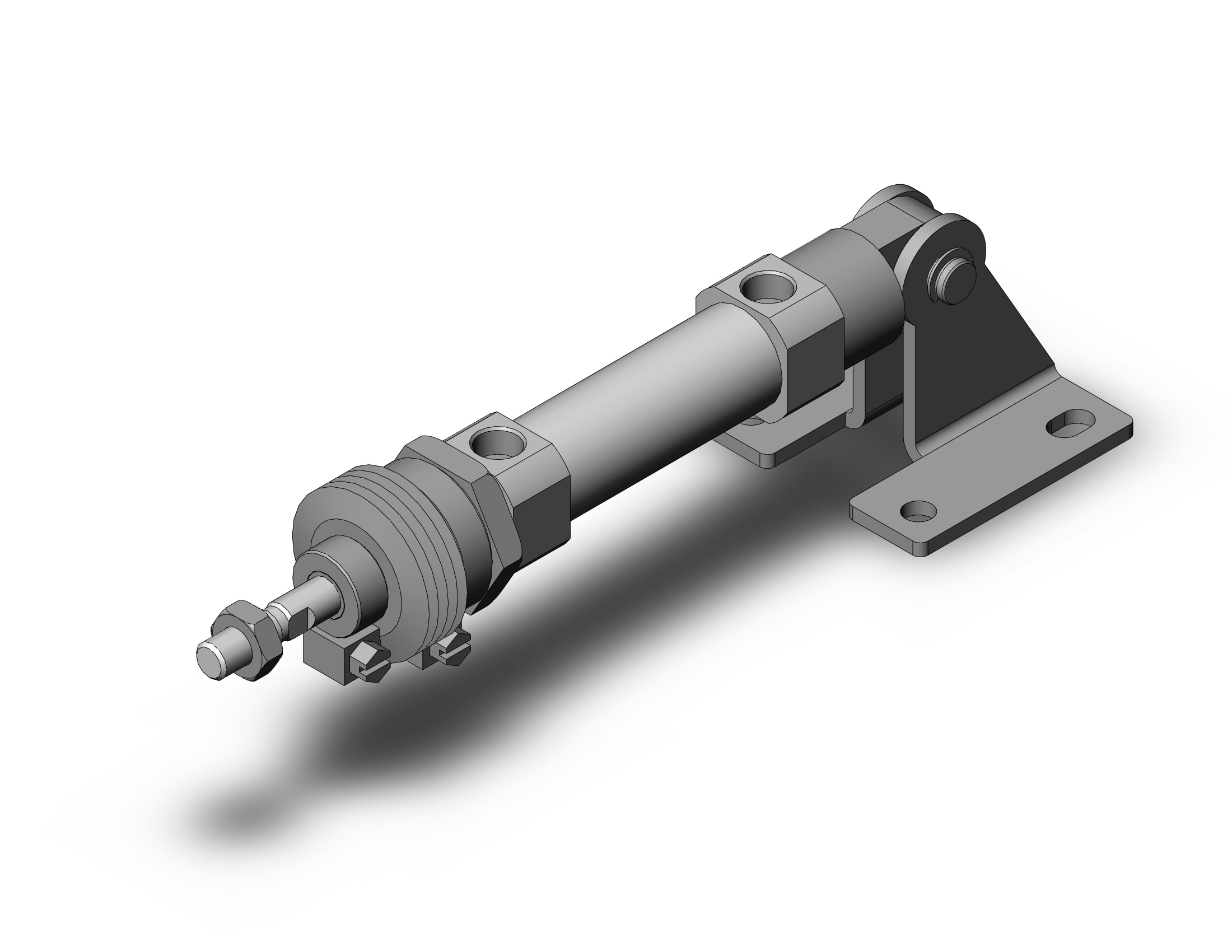 SMC CM2C20TF-25JZ-N cylinder, air, ROUND BODY CYLINDER