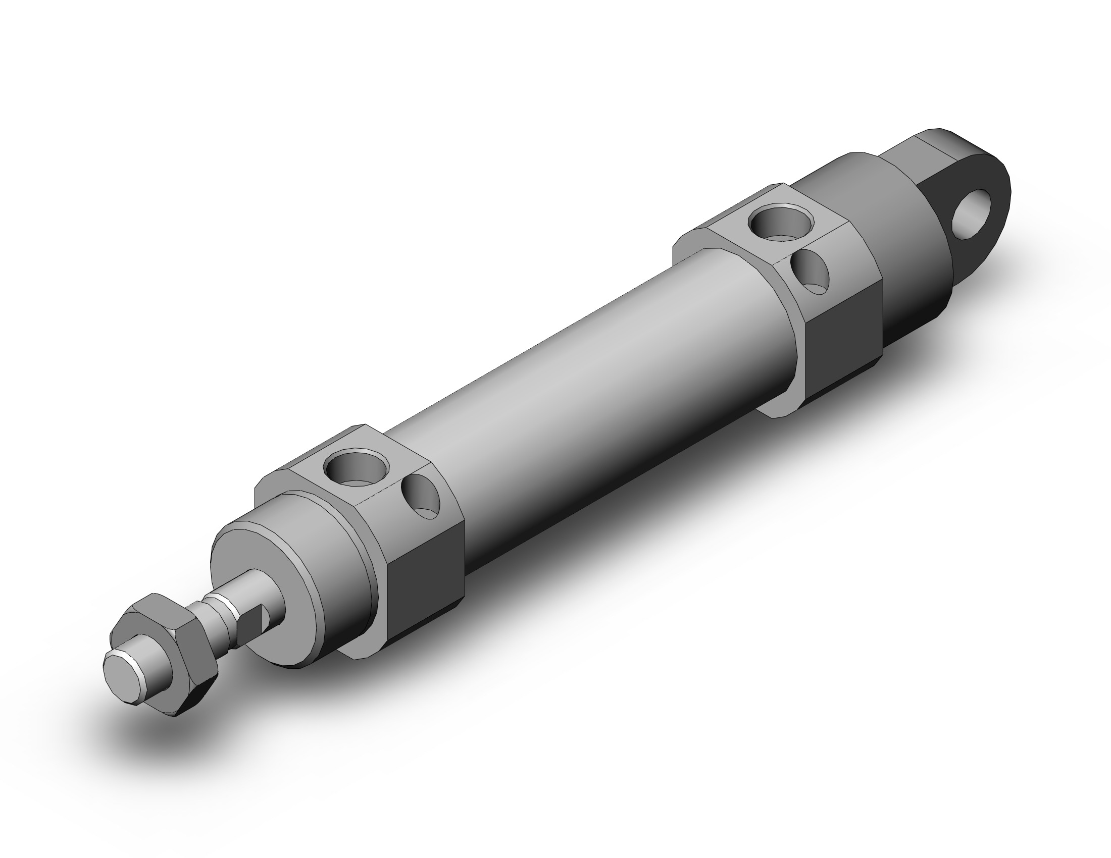 SMC CM2C25TF-50AZ cylinder, air, ROUND BODY CYLINDER