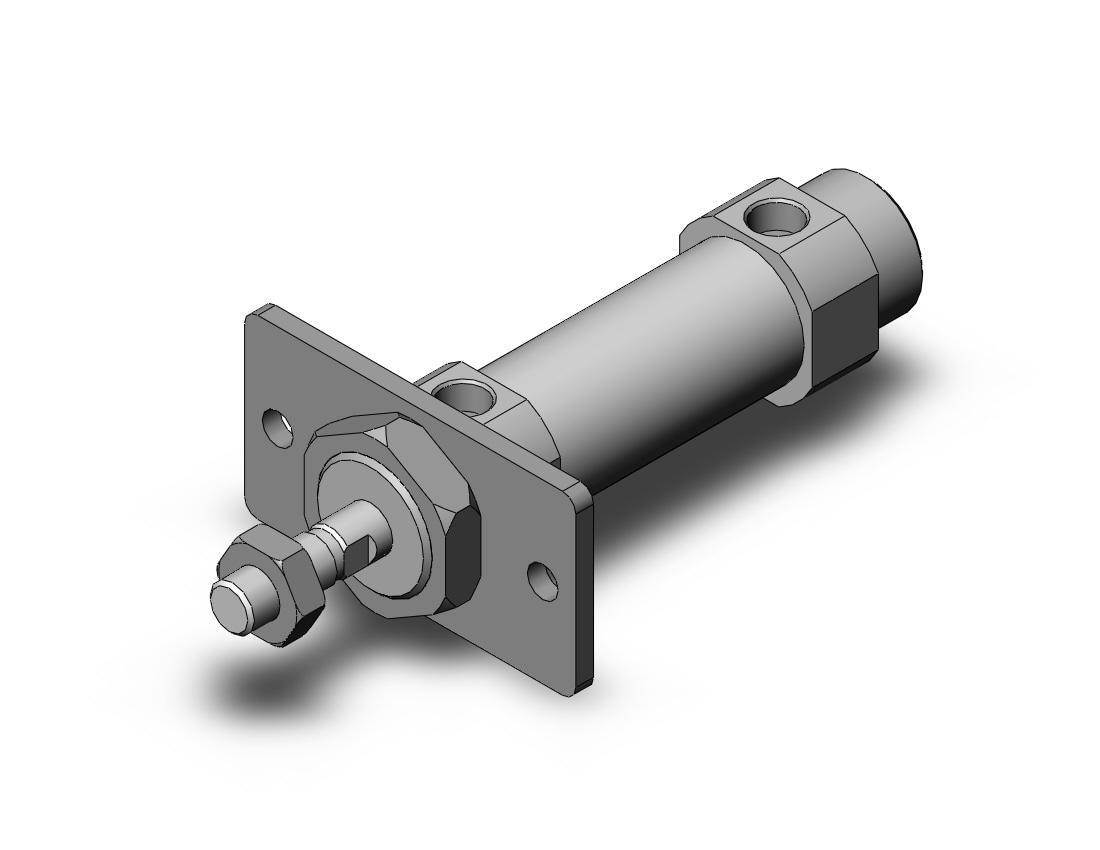 SMC CM2F25-25Z cylinder, CM2/CM3 ROUND BODY CYLINDER***