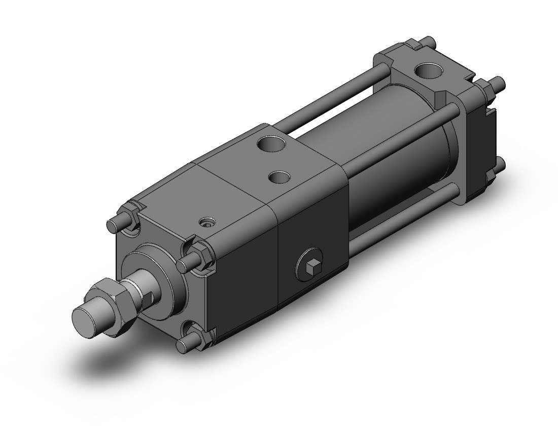 SMC CNA2B50TF-50N-D cyl, tie rod, locking, CNA/CNA2 POWER LOCK CYLINDER