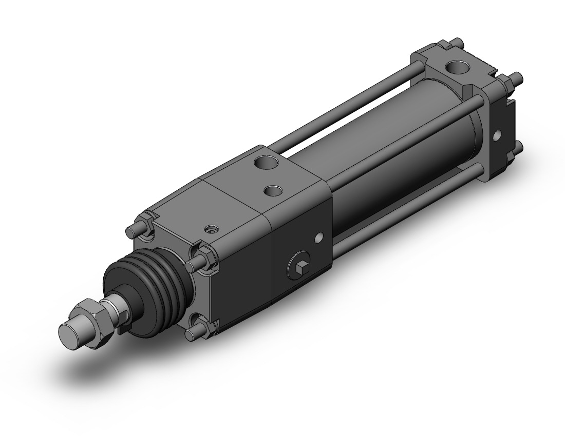 SMC CNA2B50TN-100J-D cyl, tie rod, locking, CNA/CNA2 POWER LOCK CYLINDER