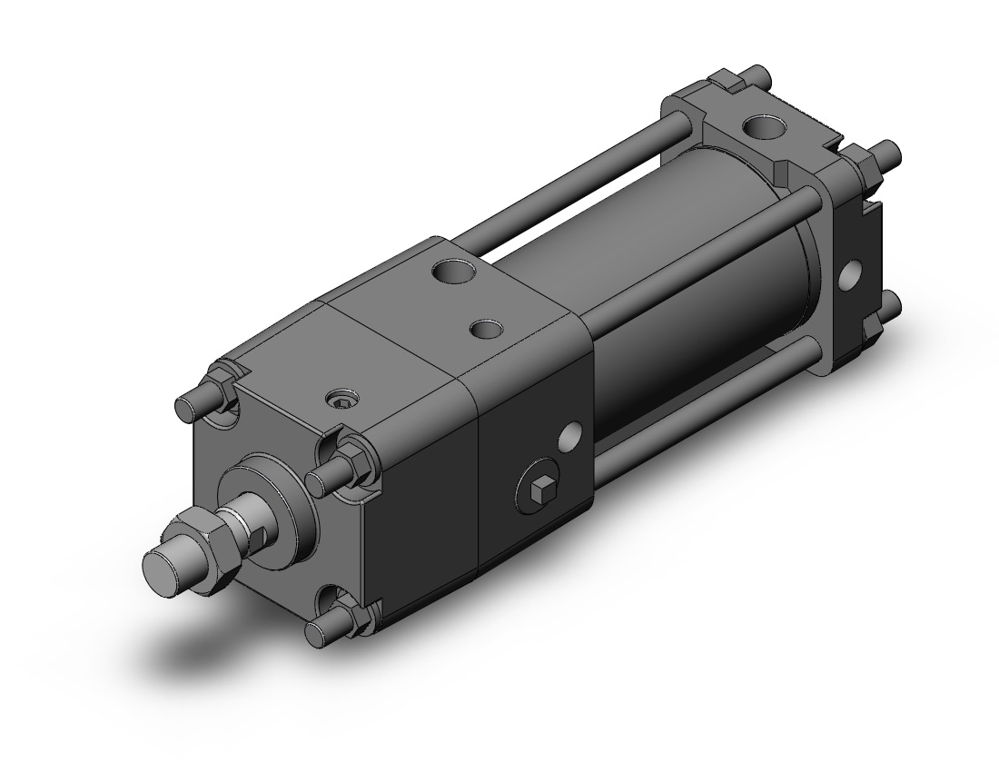 SMC CNA2B63TF-75-D cyl, tie rod, locking, CNA/CNA2 POWER LOCK CYLINDER