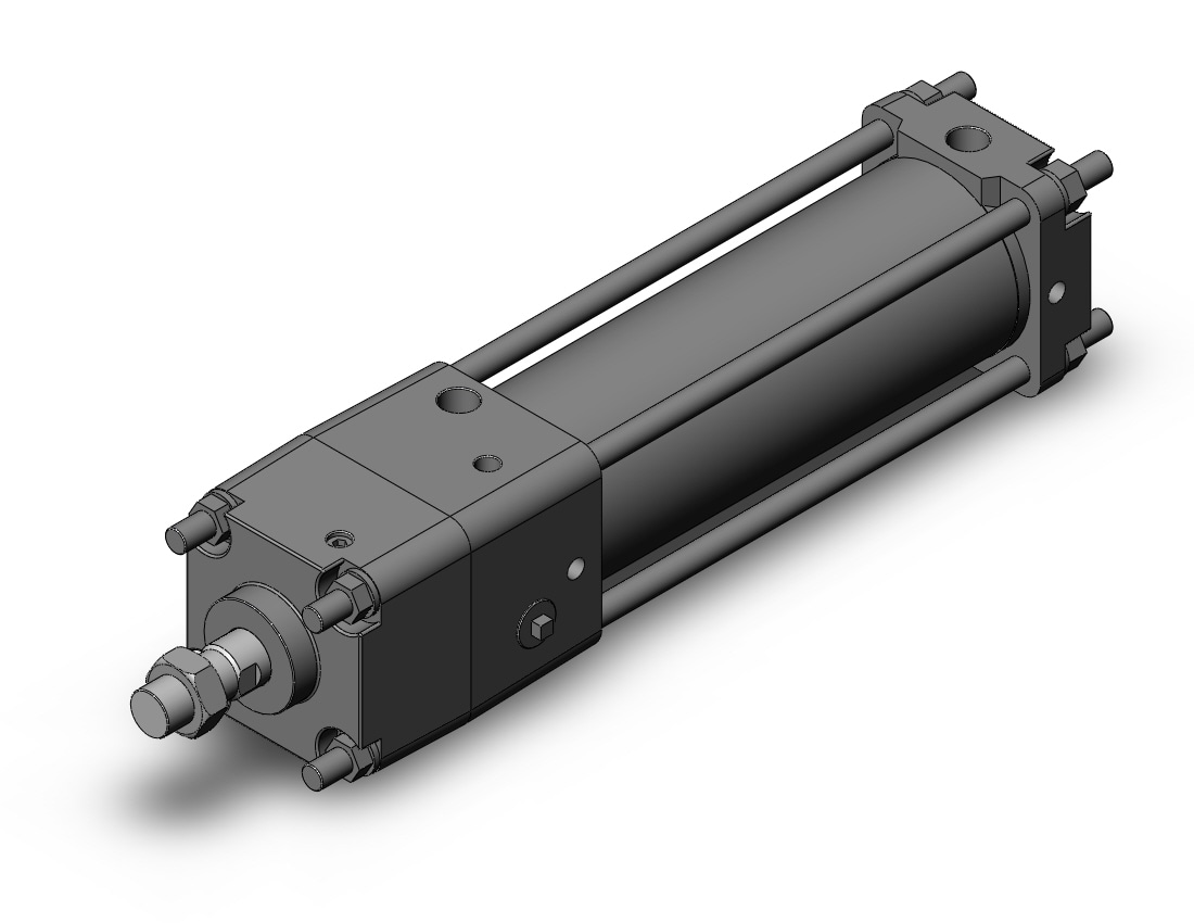 SMC CNA2BF80TF-200-D cyl, tie rod, locking, CNA/CNA2 POWER LOCK CYLINDER