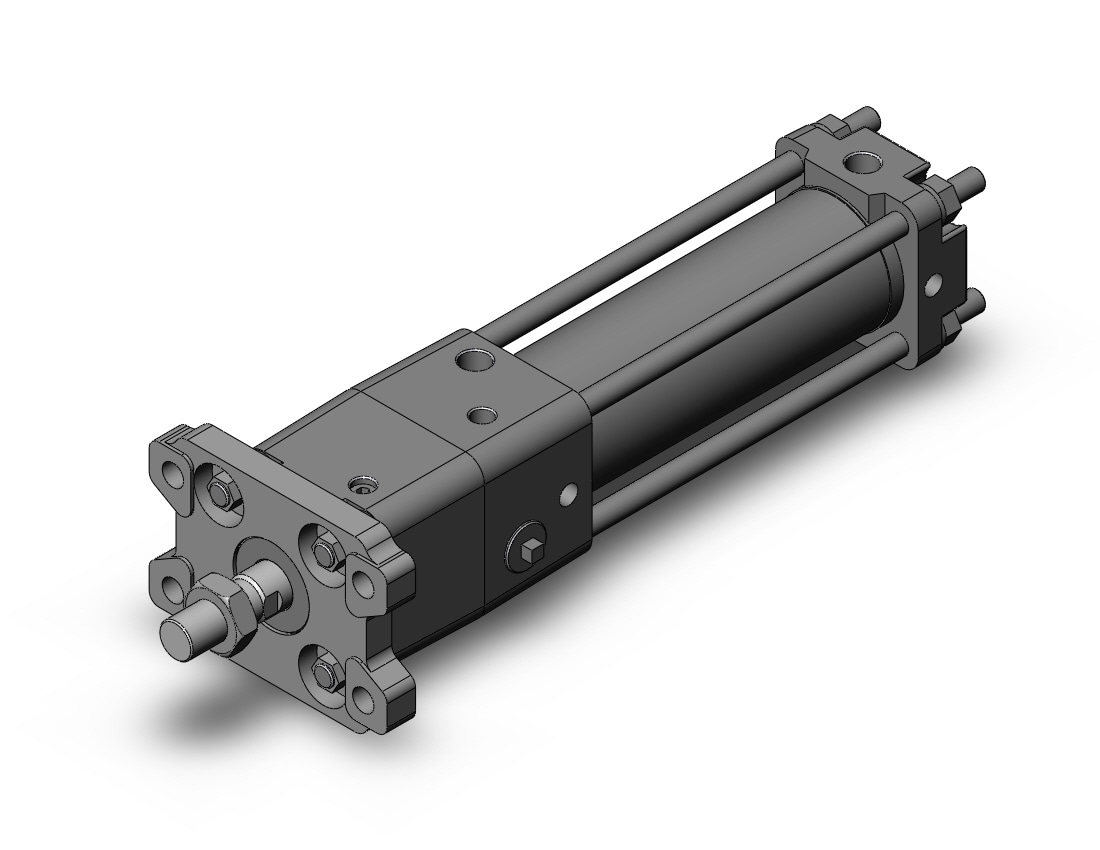 SMC CNA2F40TF-100-D cyl, tie rod, locking, CNA/CNA2 POWER LOCK CYLINDER