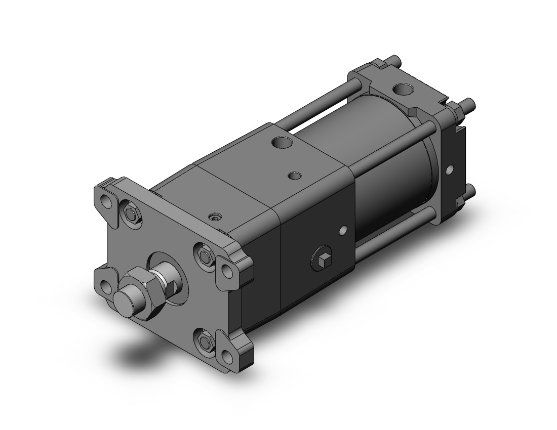 SMC CNA2FF100TN-50-D cyl, tie rod, locking, CNA/CNA2 POWER LOCK CYLINDER