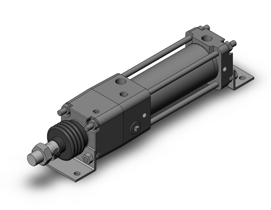 SMC CNA2L50TN-100J-D cyl, tie rod, locking, CNA/CNA2 POWER LOCK CYLINDER