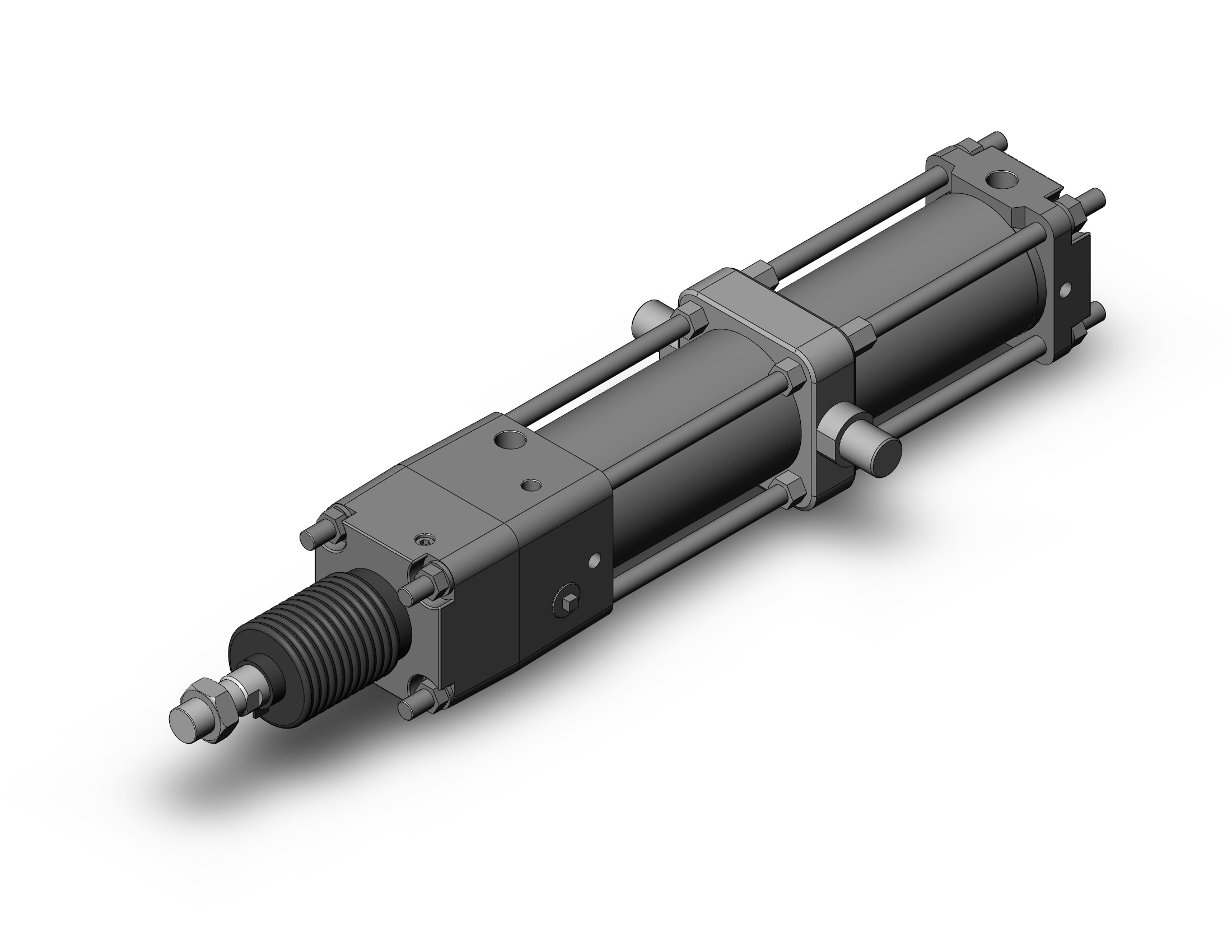 SMC CNA2T80TN-300K-D cyl, tie rod, locking, CNA/CNA2 POWER LOCK CYLINDER