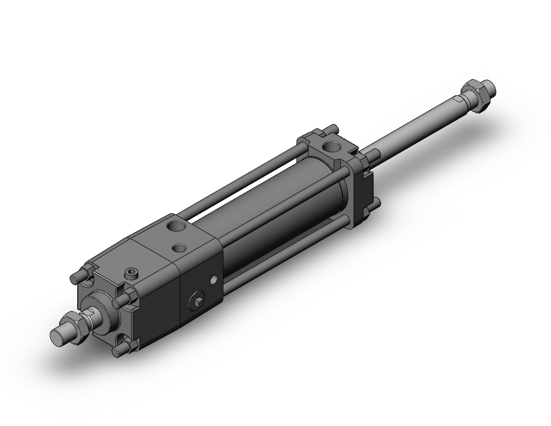 SMC CNA2WBF40-100-D cyl, tie rod, locking, CNA/CNA2 POWER LOCK CYLINDER