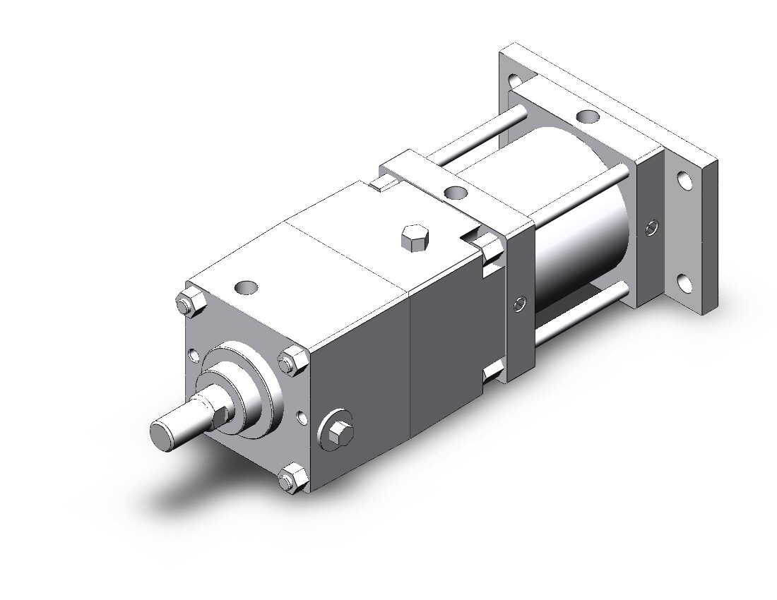 SMC CNSG140TF-100-D cns cylinder, CNS FINE LOCK TIE ROD CYLINDER