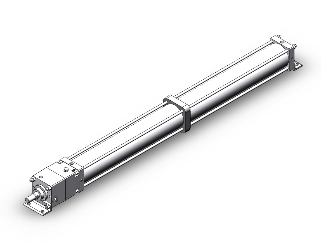 SMC CNSLF125-1500N-D cns cylinder, CNS FINE LOCK TIE ROD CYLINDER