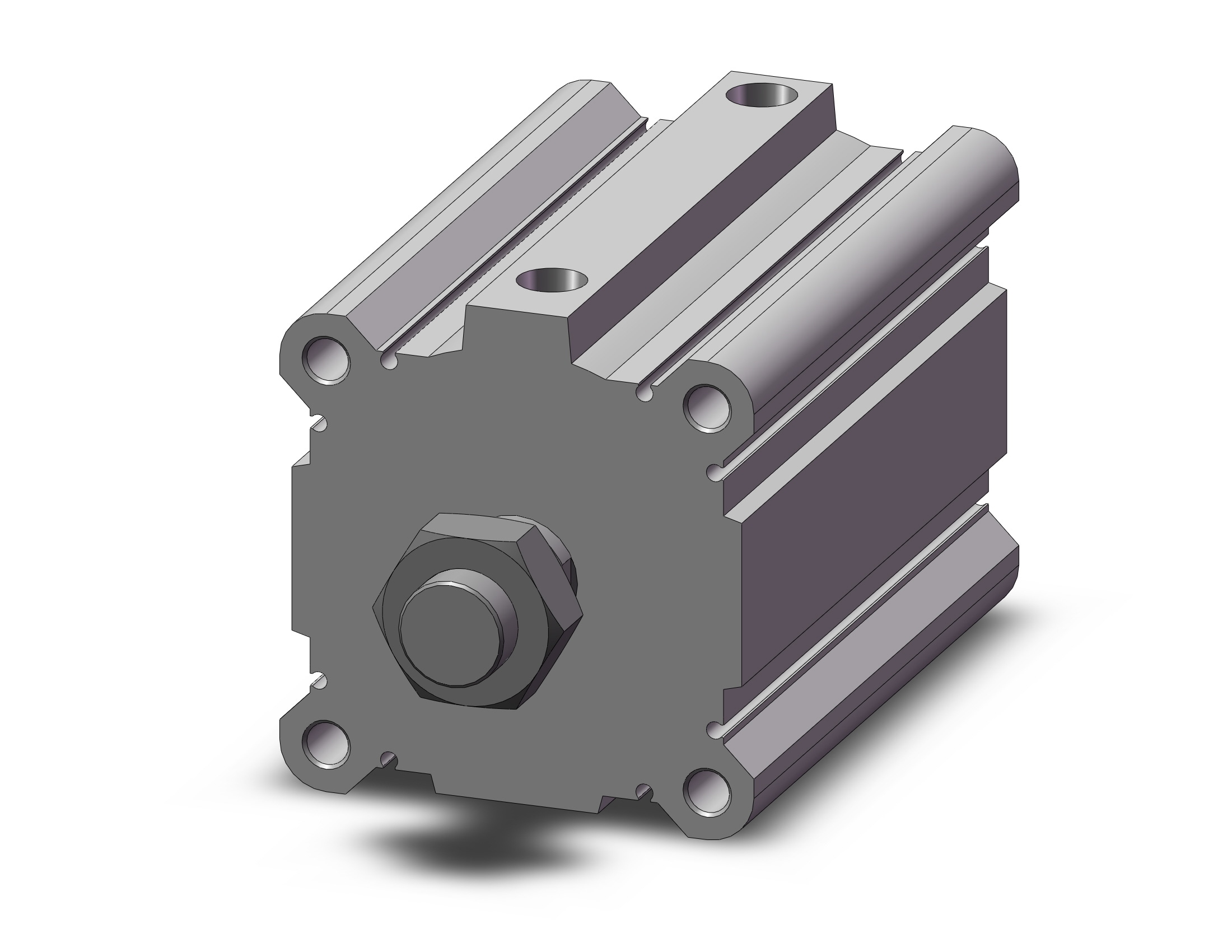 SMC CQ2YA100-100DCMZ cyl, smooth, dbl acting, CQ2Y SMOOTH CYLINDER