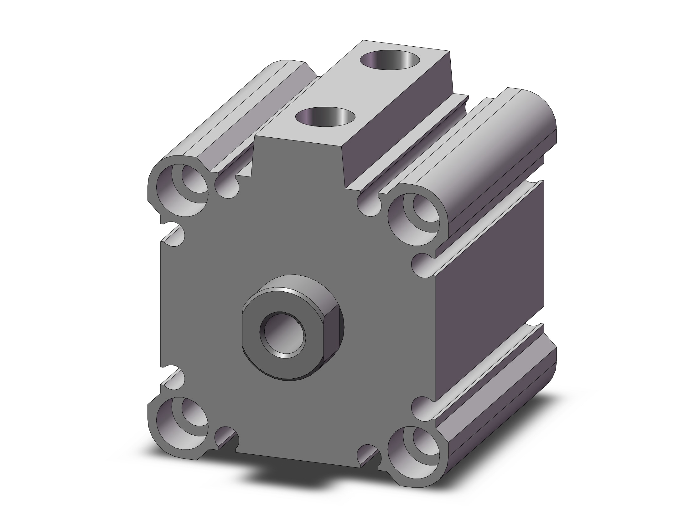 SMC CQ2YB40-10DCZ 40mm cq2y double-acting, CQ2Y SMOOTH CYLINDER