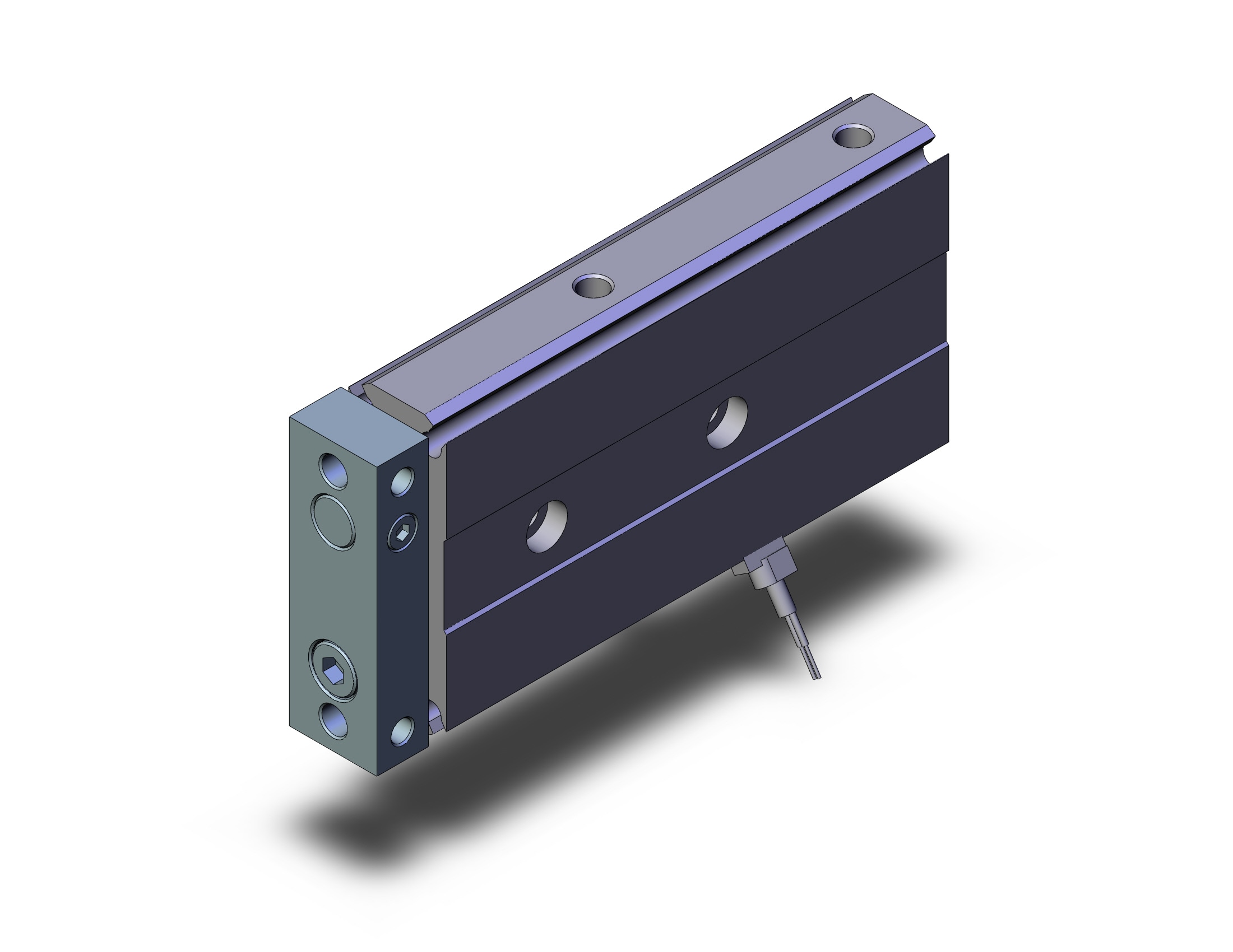 SMC CXSJM15-40-A93VL cyl, compact, slide bearing, GUIDED CYLINDER