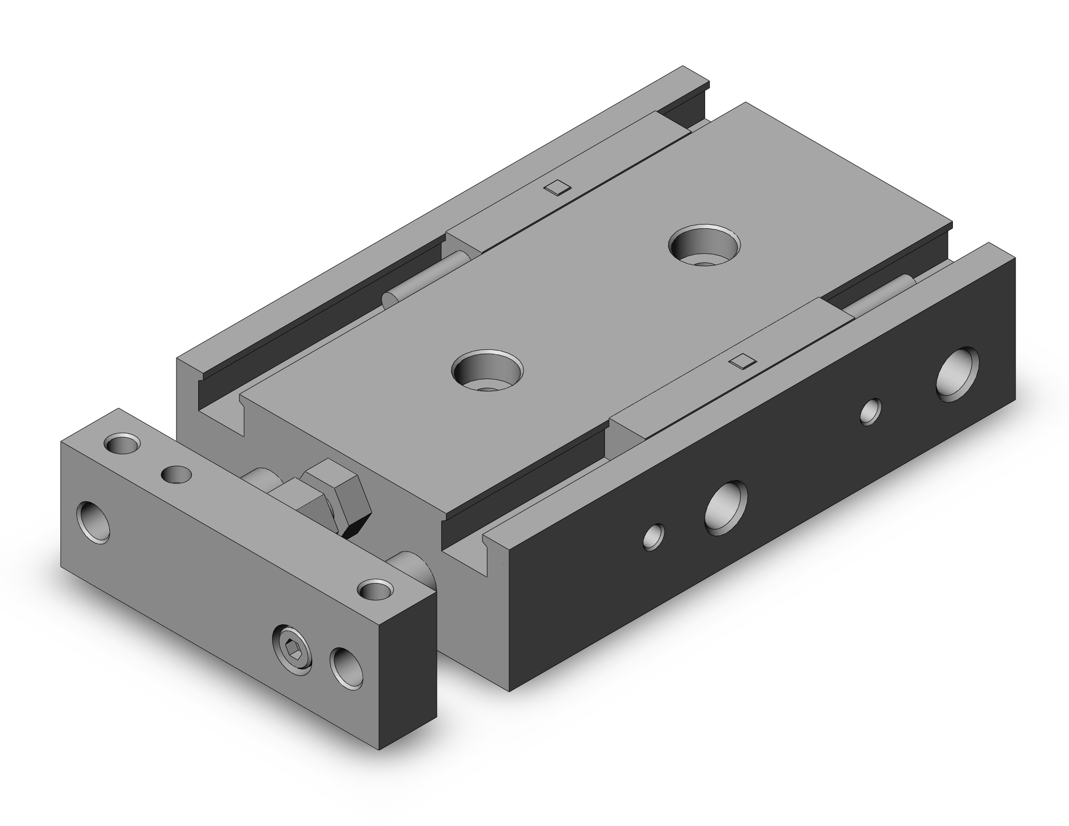 SMC CXSL10-15-Y59A cyl, guide, dual rod, CXS GUIDED CYLINDER