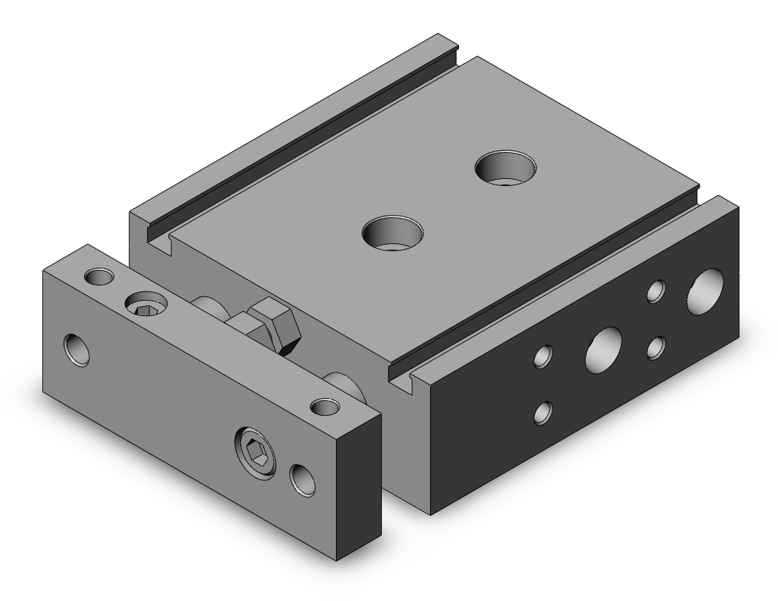 SMC CXSL25TF-10 cylinder, air, GUIDED CYLINDER